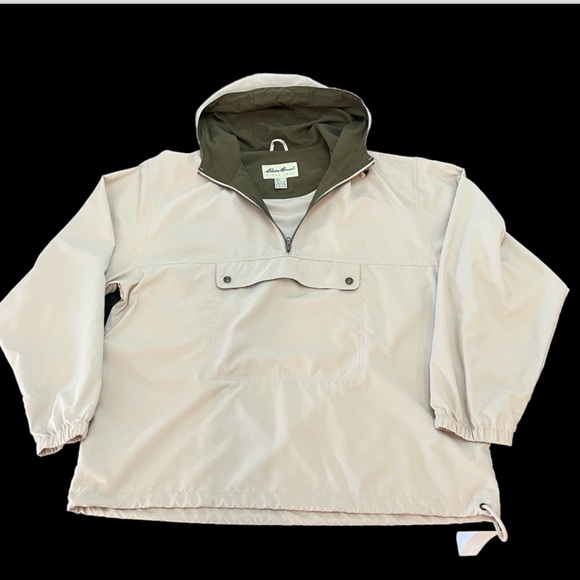 Eddie Bauer Beige and Olive Men's Jacket - Picture 1 of 13